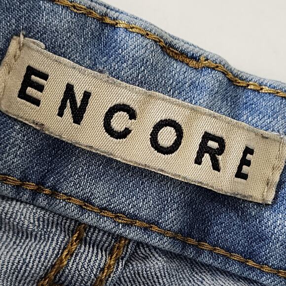 Encore Acid Wash Size 0 Skinny Jeans - Picture 3 of 5